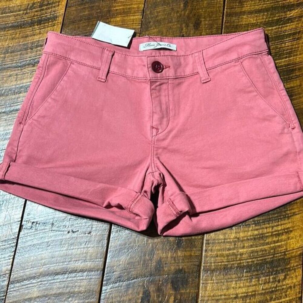 Mavi jeans mauve chino cuffed shorts stretch summer casual